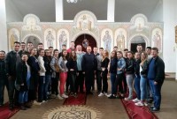 Srbskí folkloristi na Liturgii v Košiciach 2018